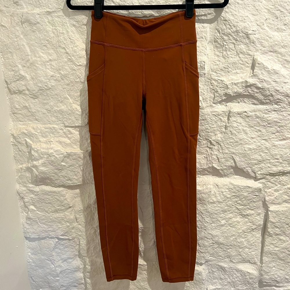 lululemon athletica Rust Leggings